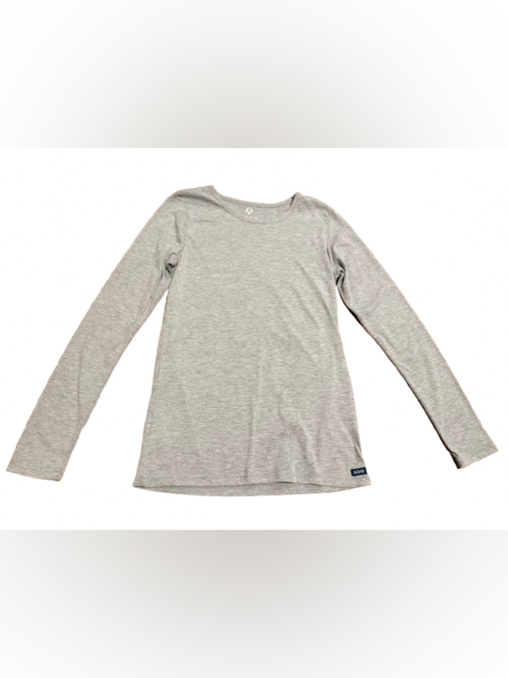 ADAR Universal Women's Gray Long-Sleeve Classic Fit Women’s Small